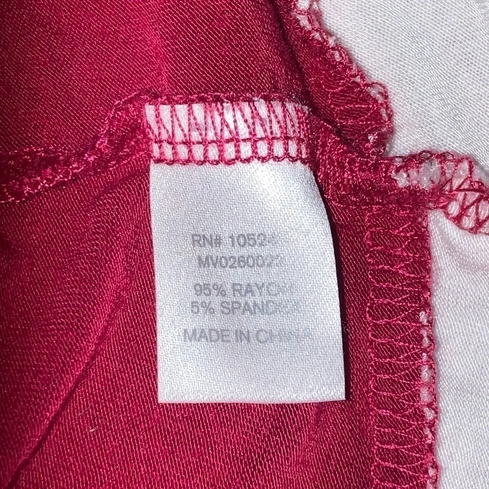 Charming Charlie Size Medium red and white striped  cami dress great condition